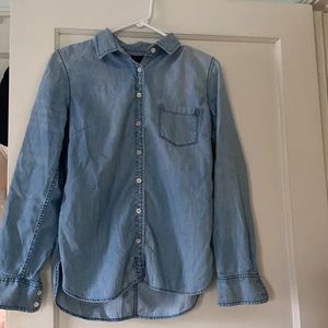 J Crew Chambray Button Down Shirt